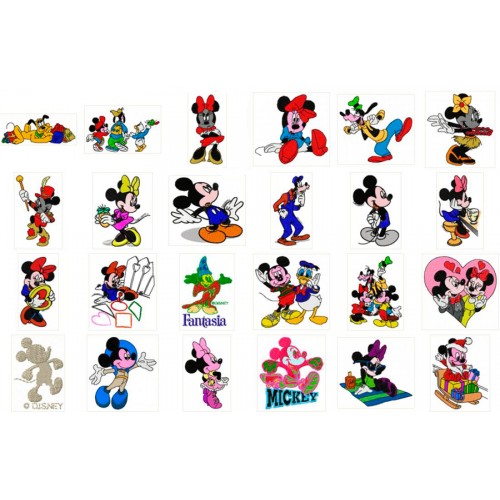 Disney Mickey Mouse Free Embroidery Designs